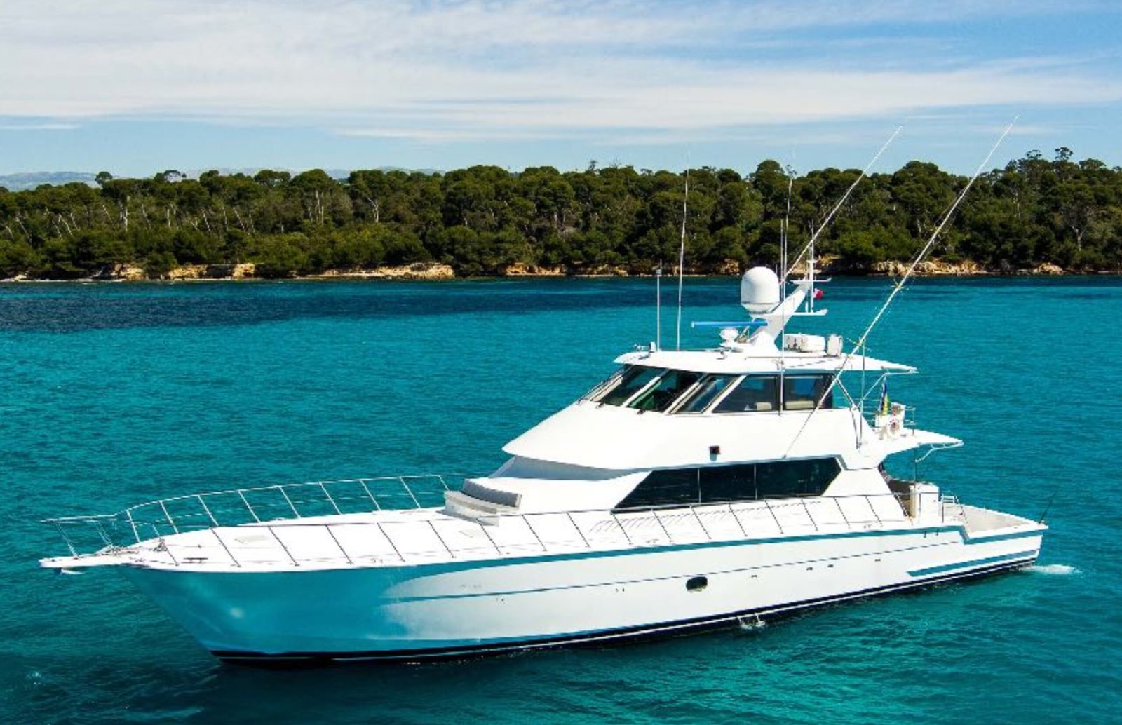 2002 86.9 foot hatteras 86' USD 1390000